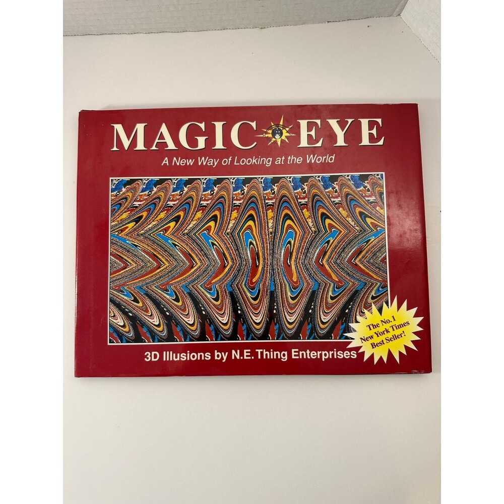 Magic Eye 3D Illusions Hardcover Books Volumes 1 Thru 3 With Jackets Nice Fun - Picture 6 of 10